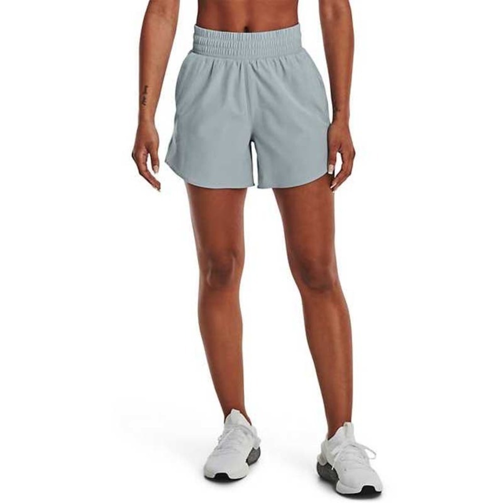 NWT Under Armour Women's Flex Woven Shorts 5” harbor blue